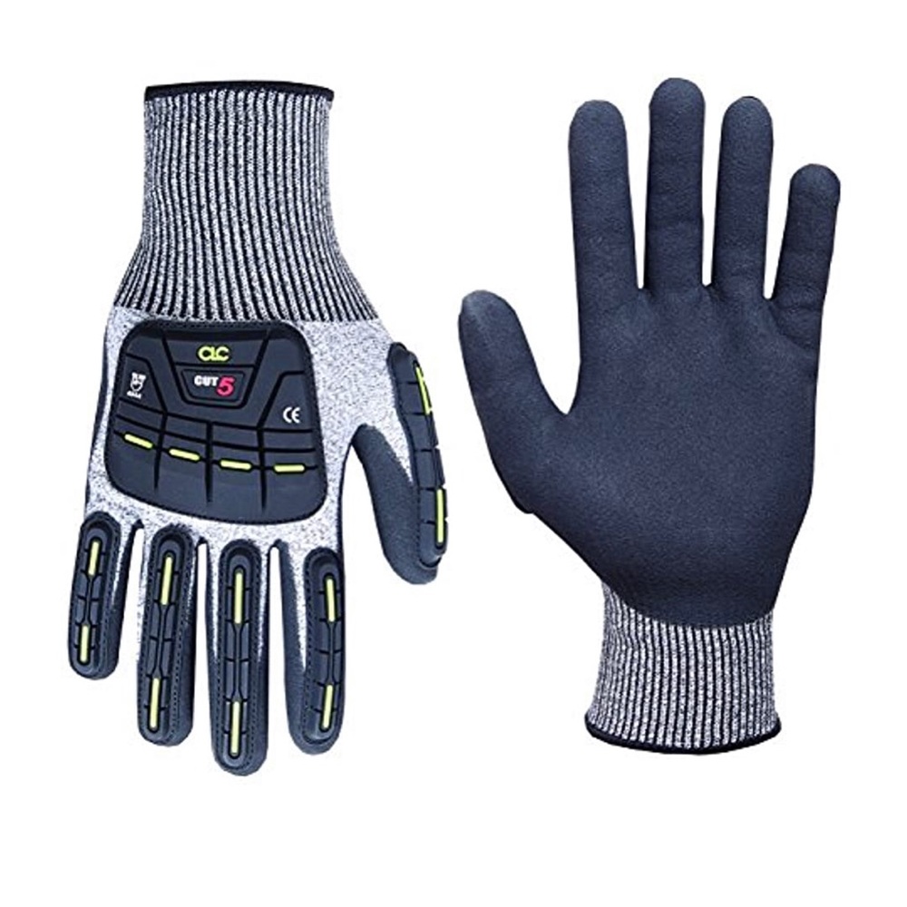 CLC work glove cut & impact resistant nitrile dip gloves medium